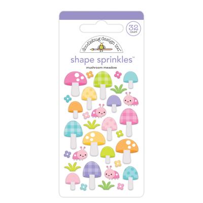 Doodlebug Fairy Garden Sticker - Mushroom Meadow